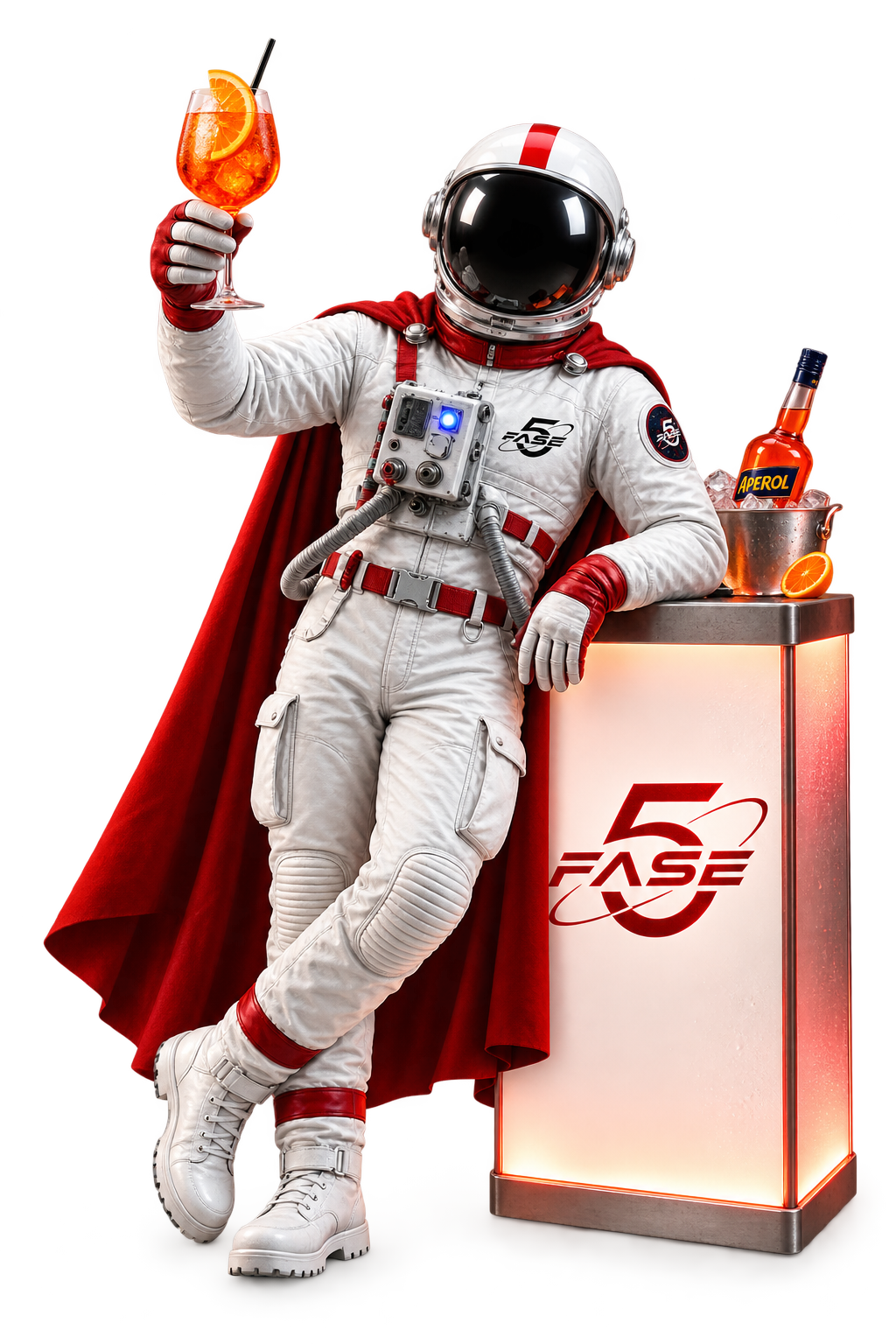 Mascotte FASE 5 — open bar